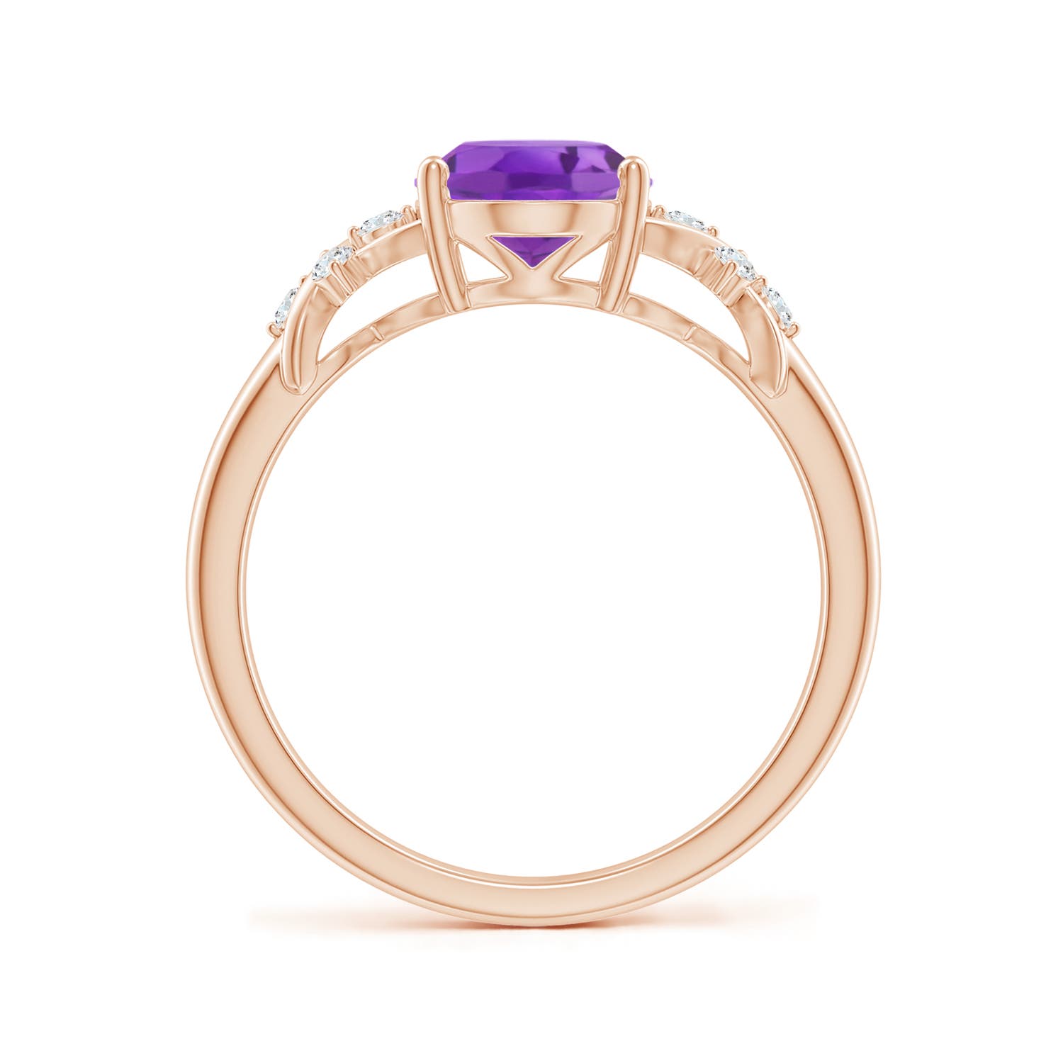 AA - Amethyst / 1.71 CT / 14 KT Rose Gold