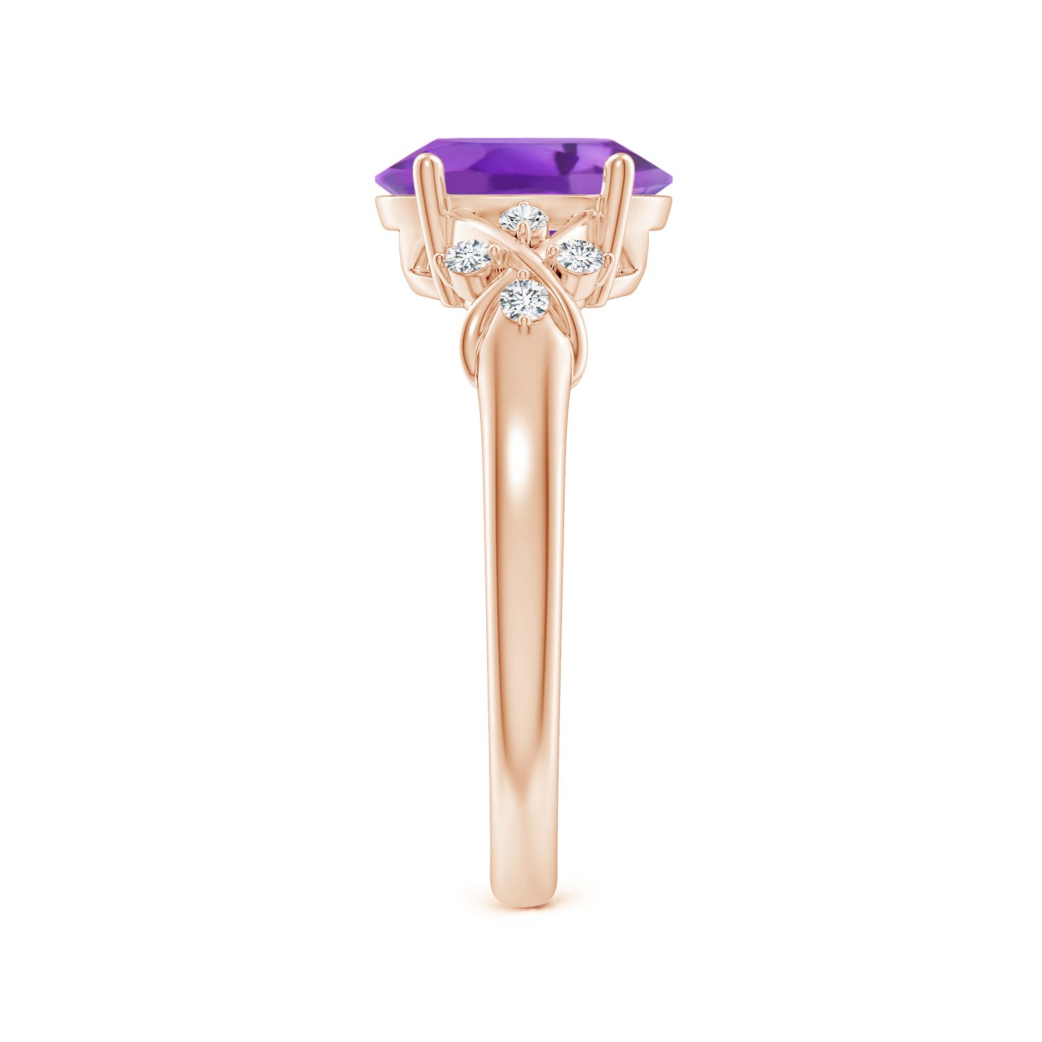 AA - Amethyst / 1.71 CT / 14 KT Rose Gold