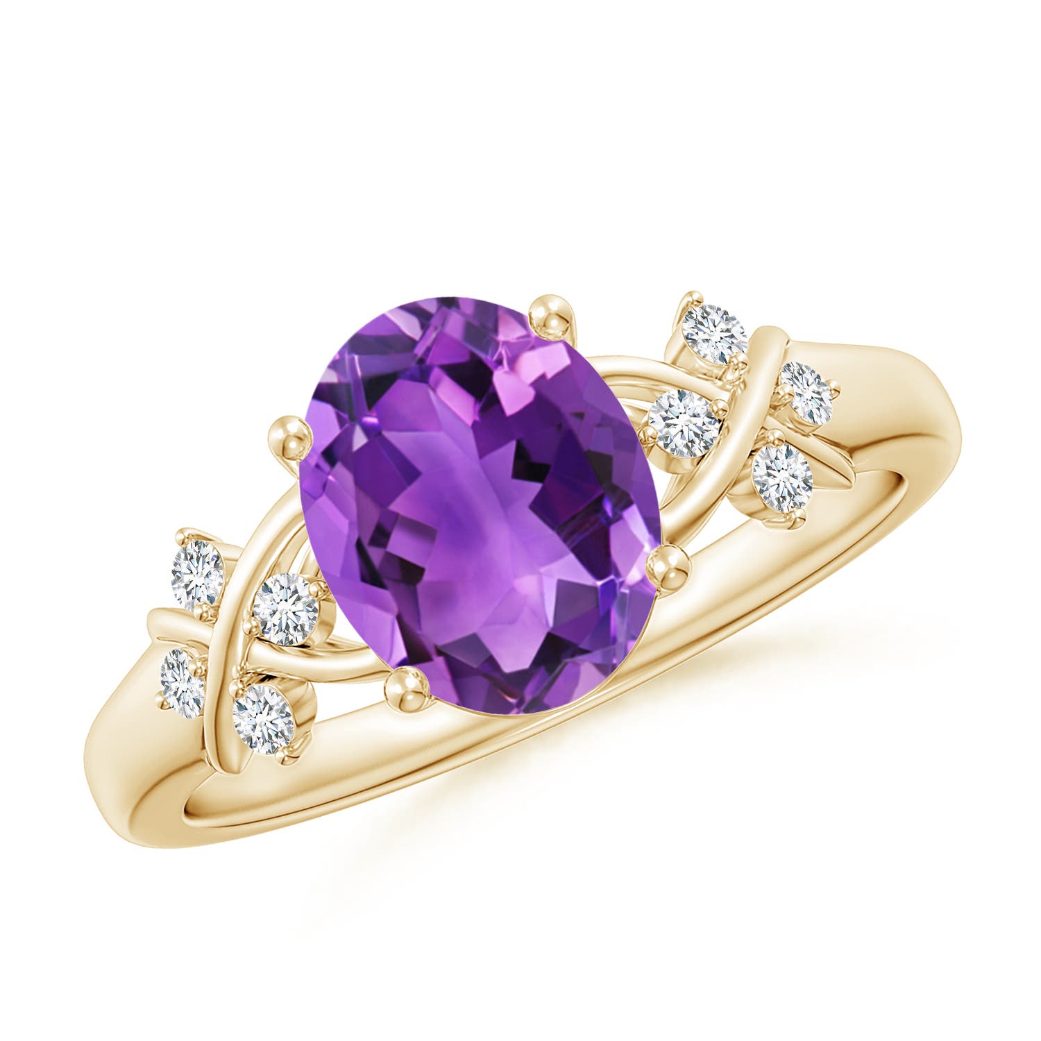 AAA - Amethyst / 1.71 CT / 14 KT Yellow Gold