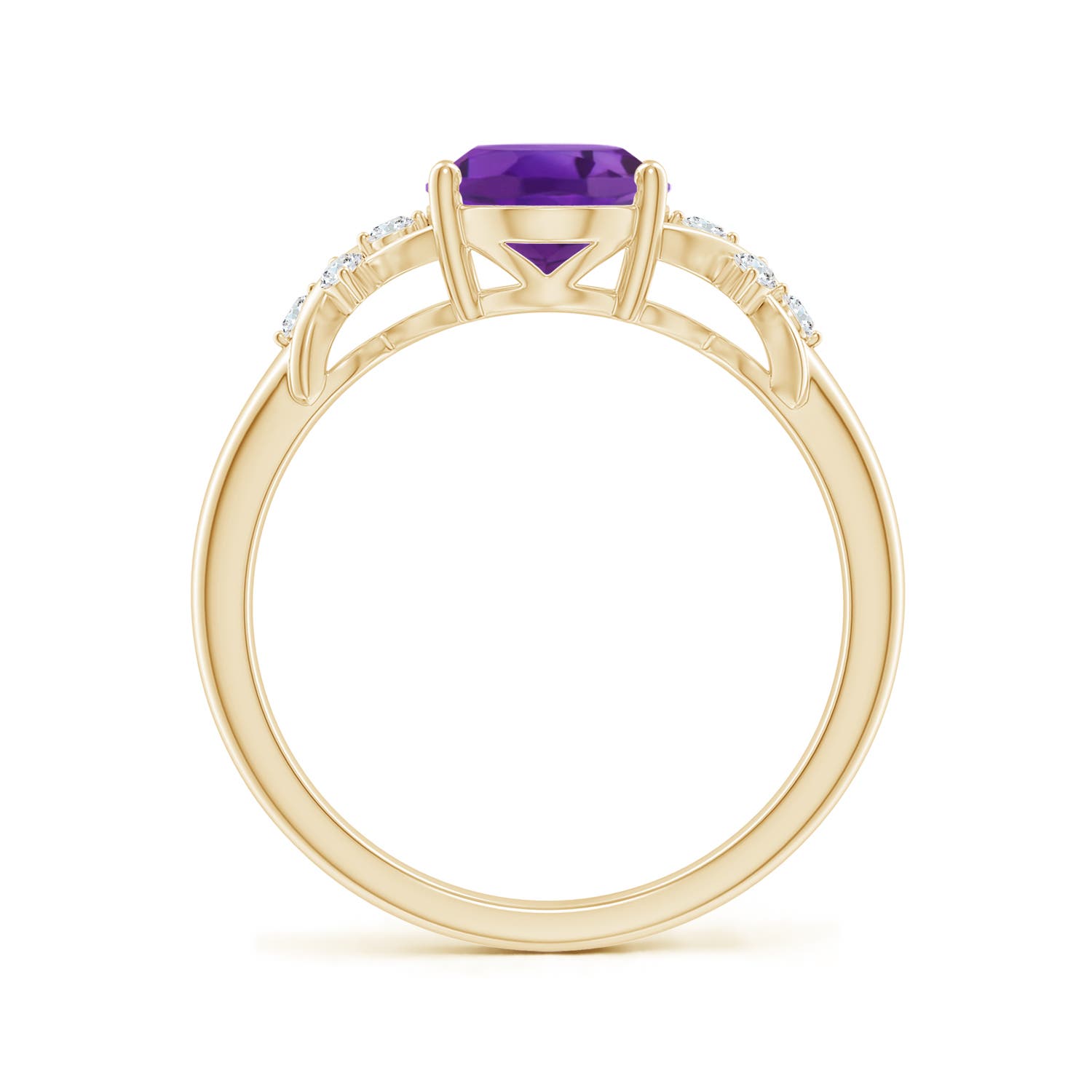 AAA - Amethyst / 1.71 CT / 14 KT Yellow Gold