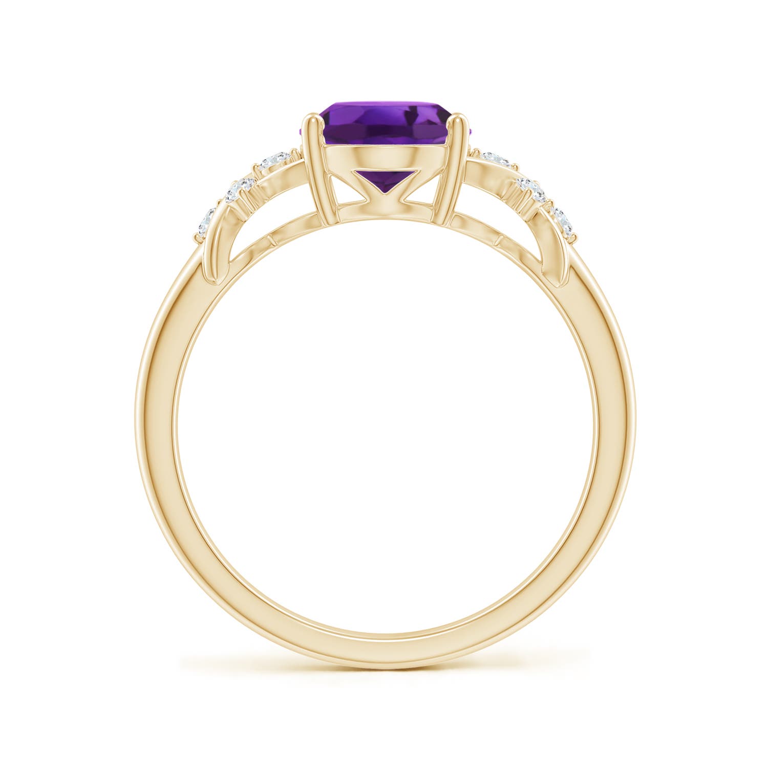 AAAA - Amethyst / 1.71 CT / 14 KT Yellow Gold