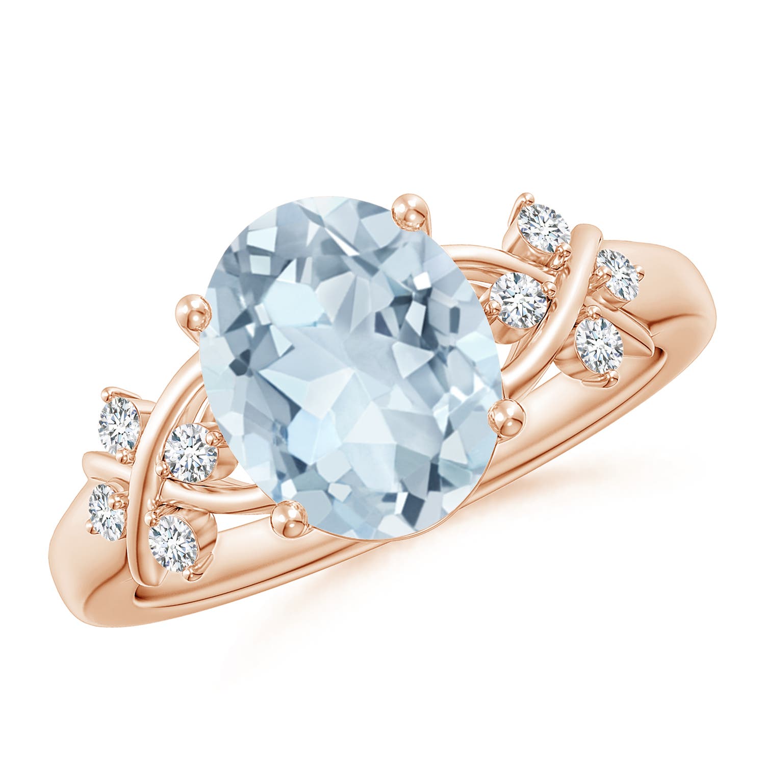 A - Aquamarine / 2.37 CT / 14 KT Rose Gold