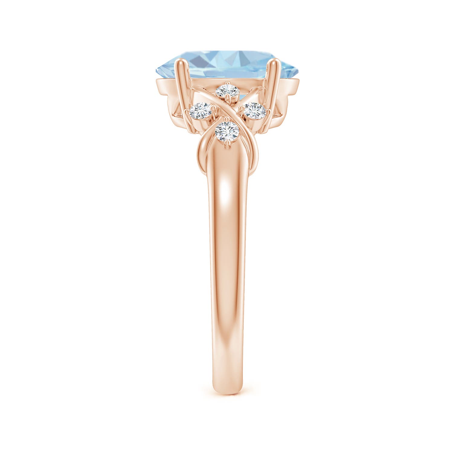 A - Aquamarine / 2.37 CT / 14 KT Rose Gold