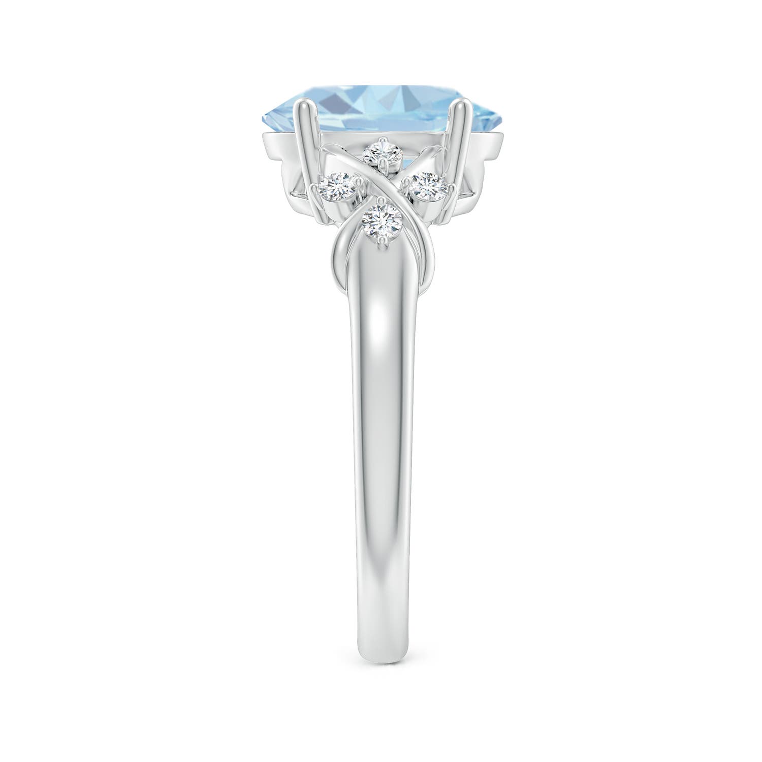 A - Aquamarine / 2.37 CT / 14 KT White Gold