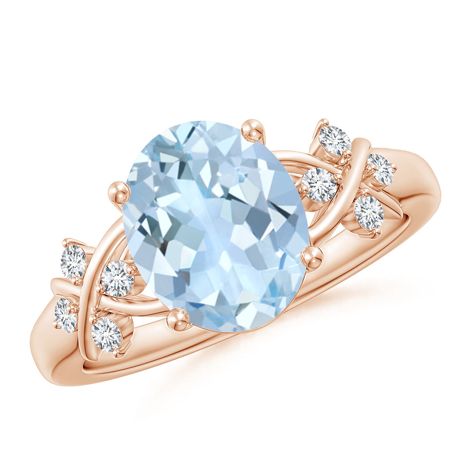 AA - Aquamarine / 2.37 CT / 14 KT Rose Gold