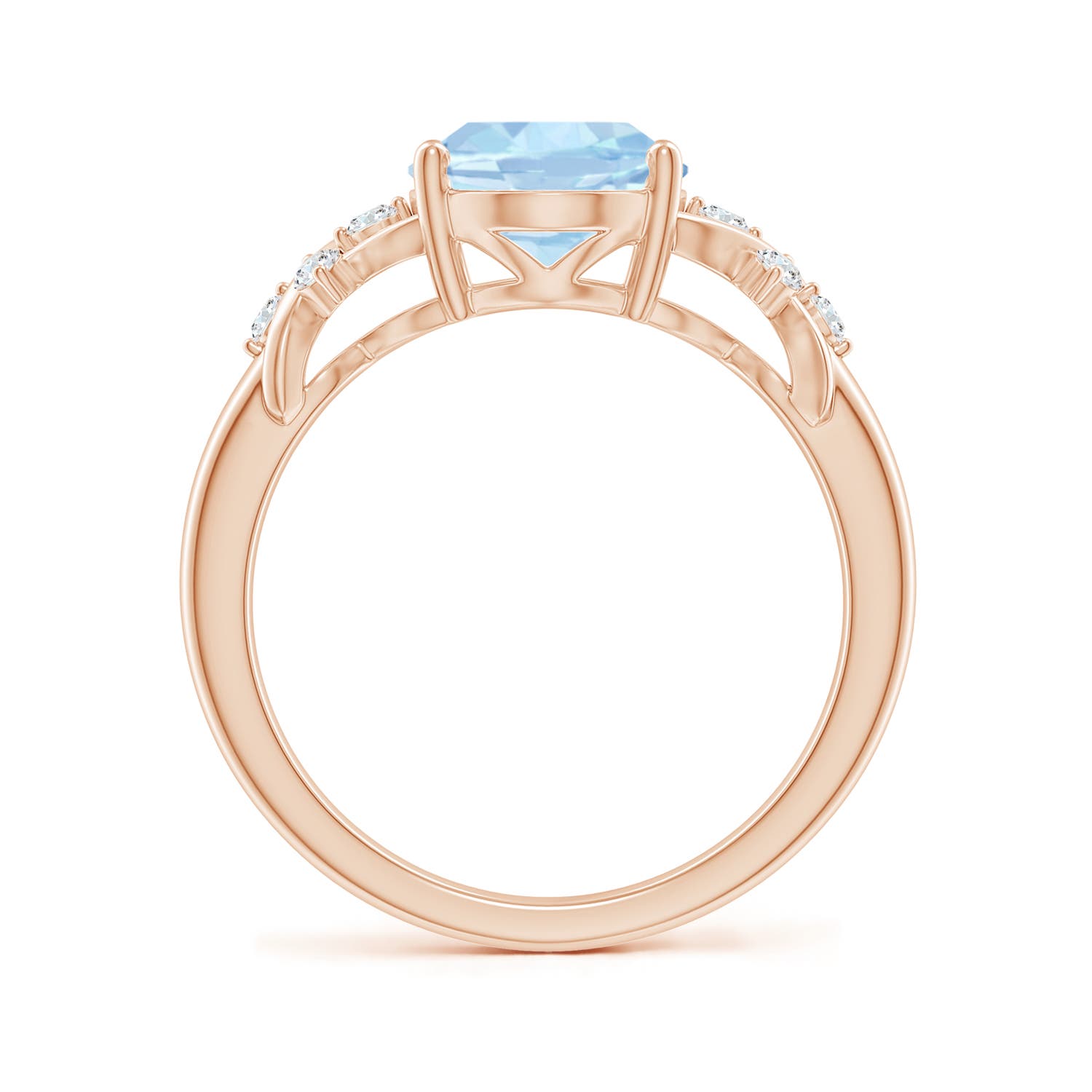 AA - Aquamarine / 2.37 CT / 14 KT Rose Gold