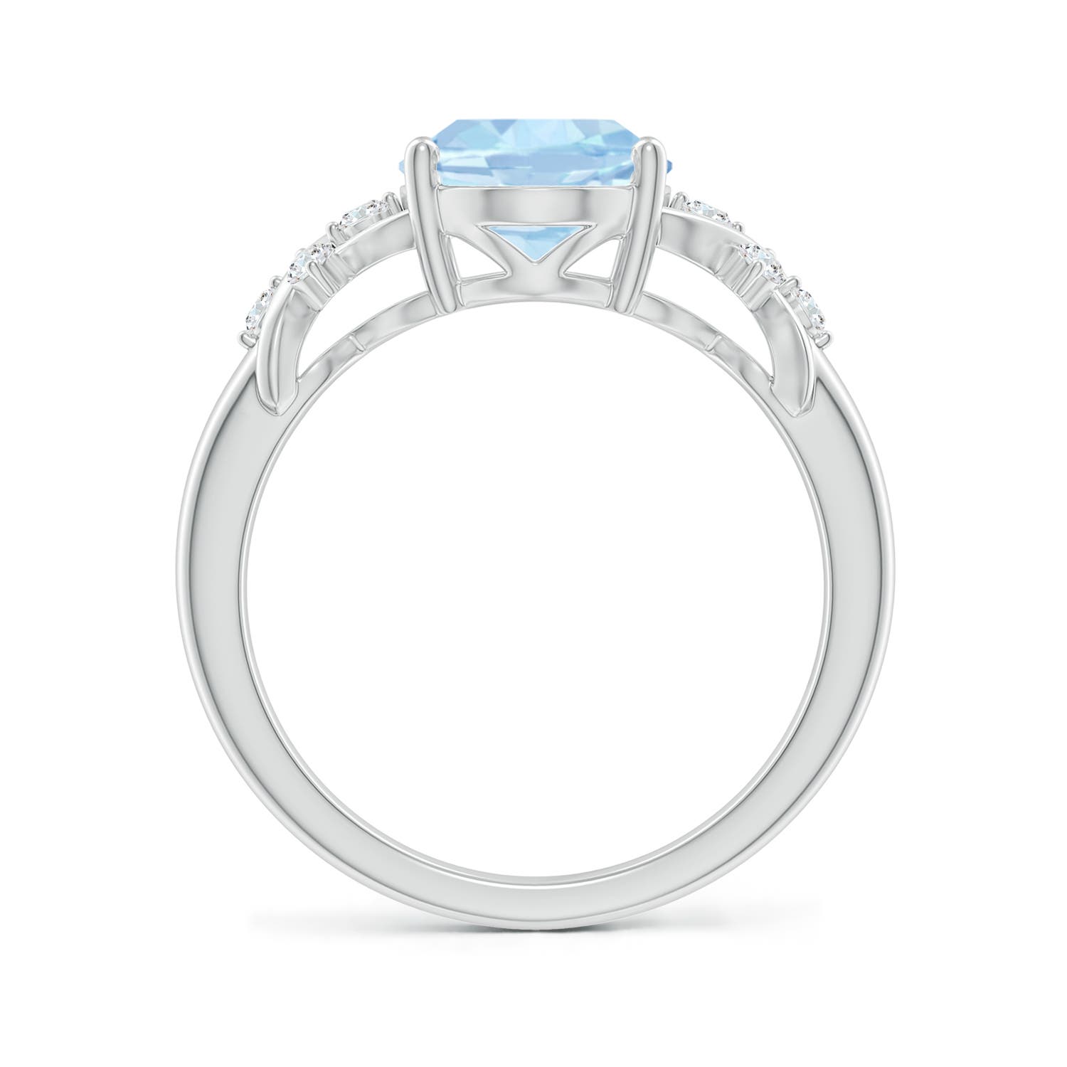 AA - Aquamarine / 2.37 CT / 14 KT White Gold