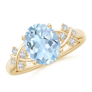 Oval AA Aquamarine