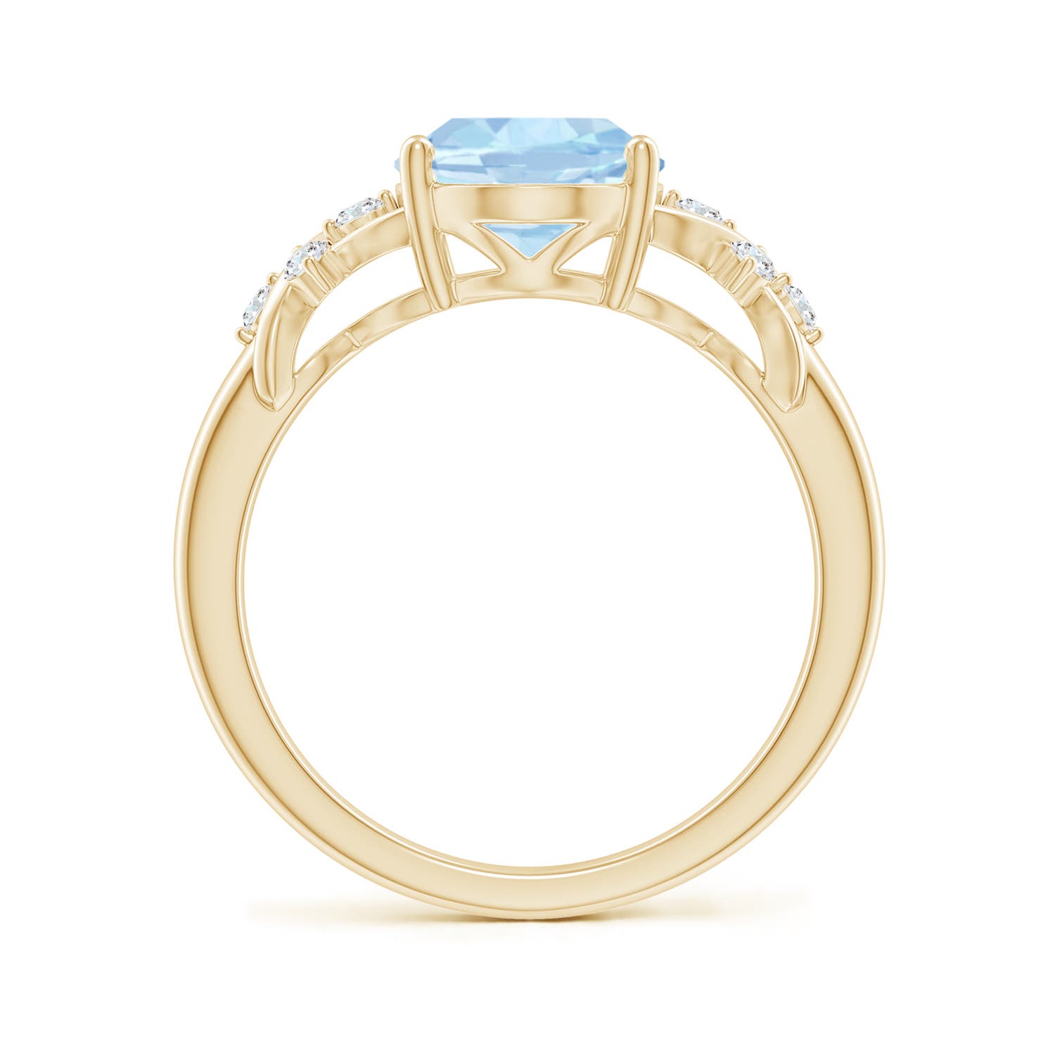 AA - Aquamarine / 2.37 CT / 14 KT Yellow Gold