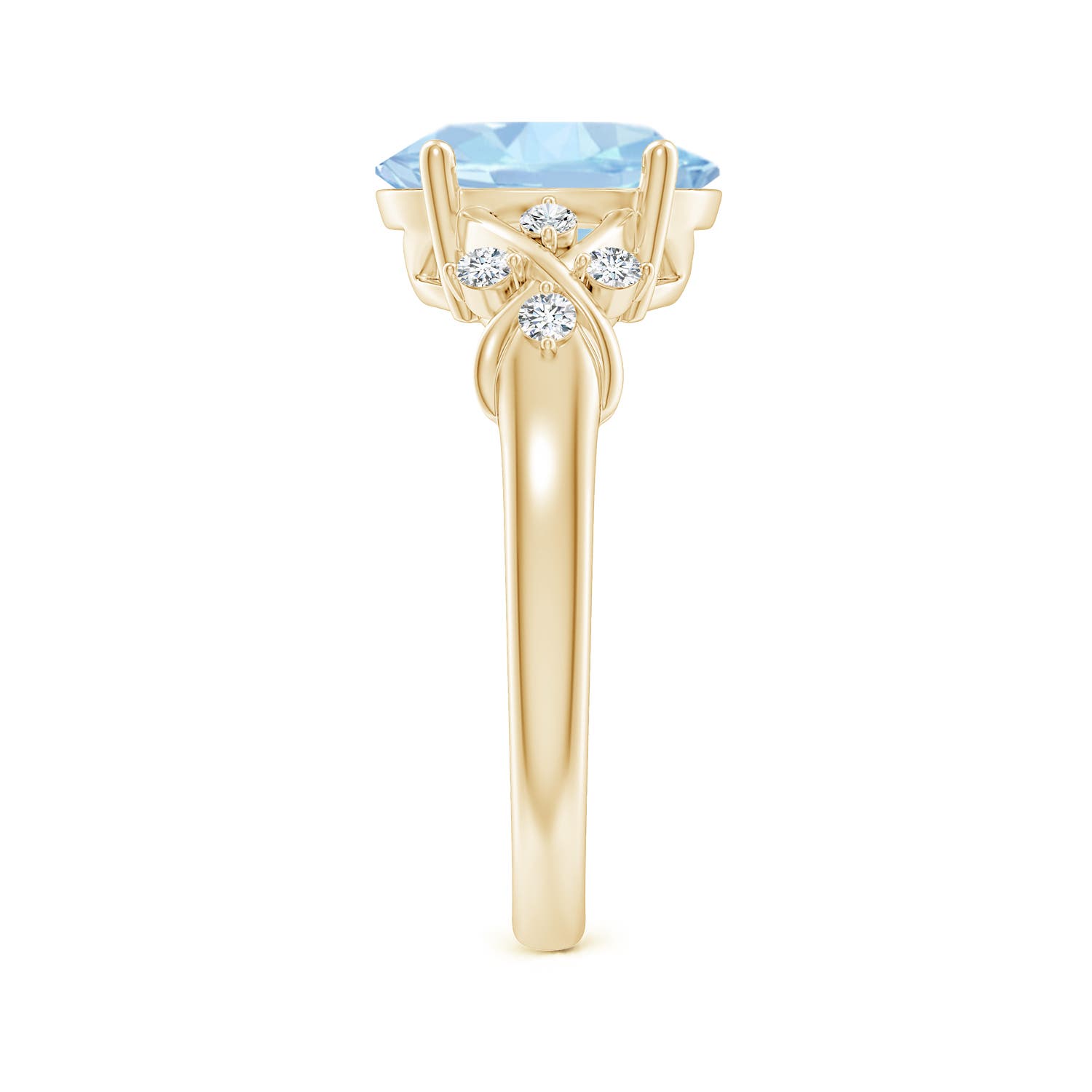 AA - Aquamarine / 2.37 CT / 14 KT Yellow Gold