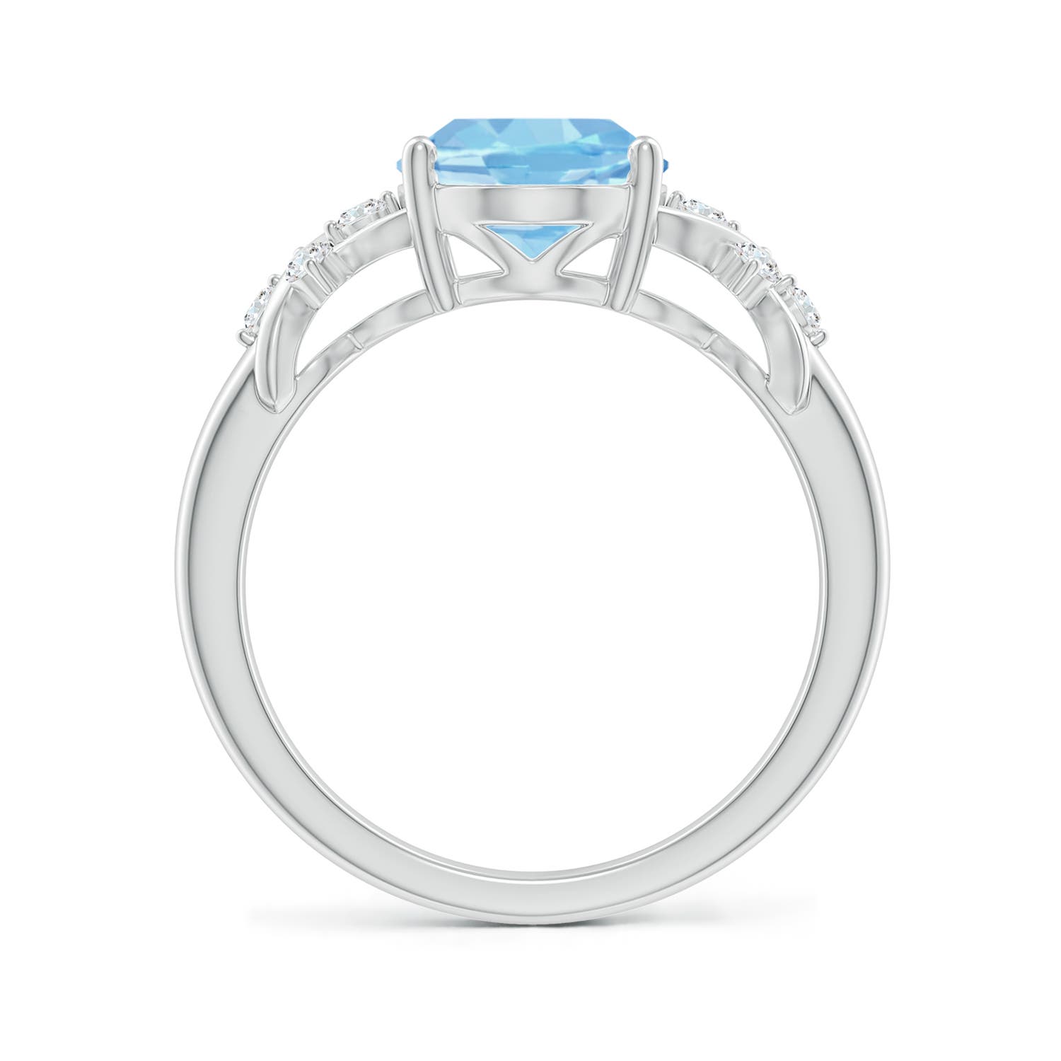 AAAA - Aquamarine / 2.37 CT / 14 KT White Gold