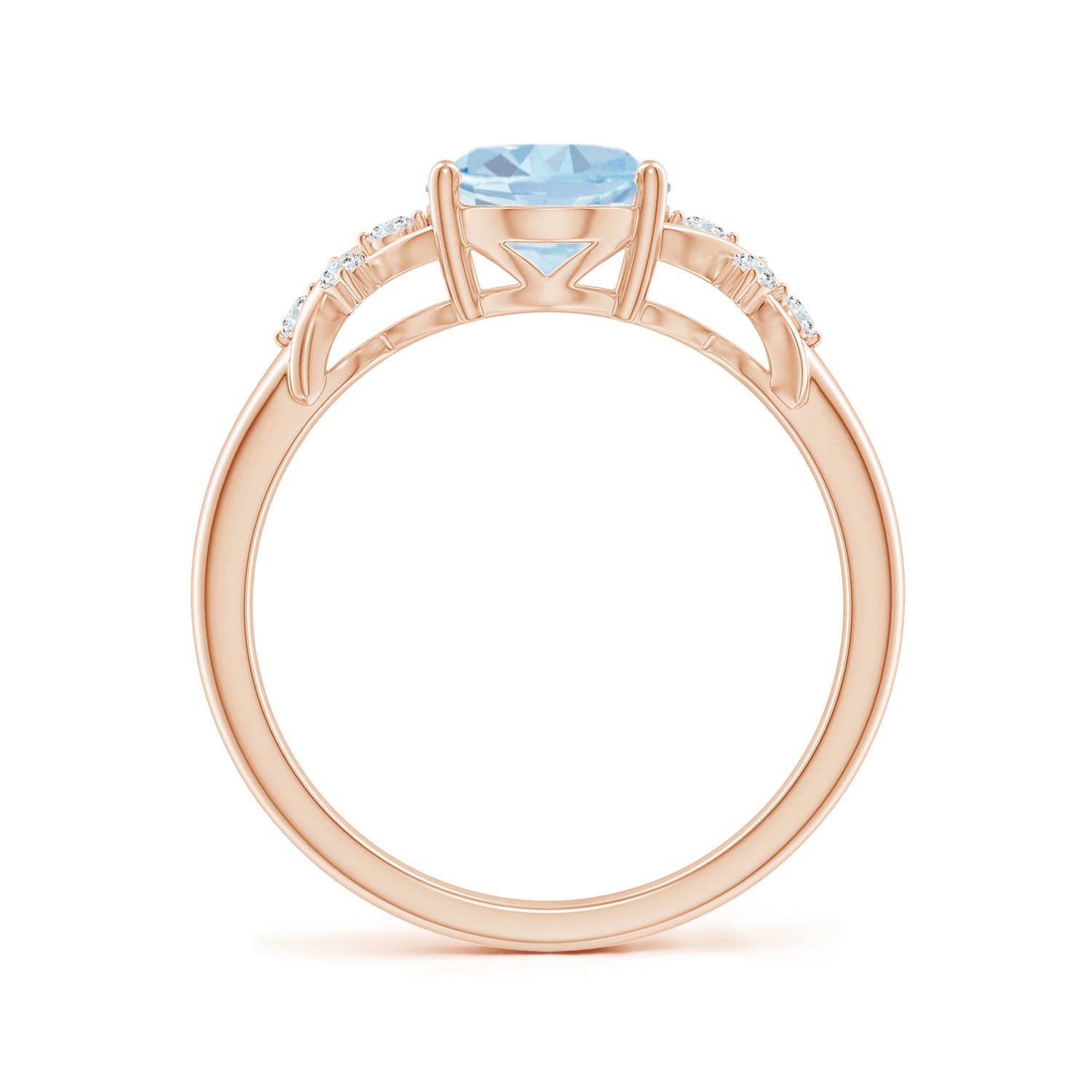 A - Aquamarine / 1.61 CT / 14 KT Rose Gold