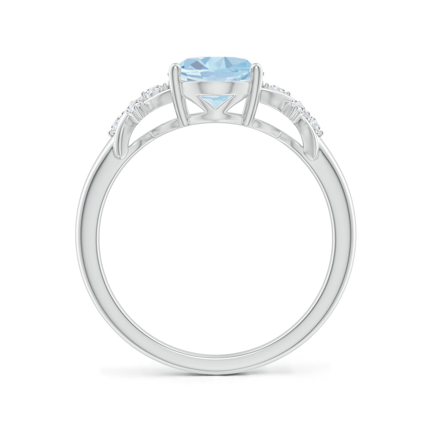 A - Aquamarine / 1.61 CT / 14 KT White Gold