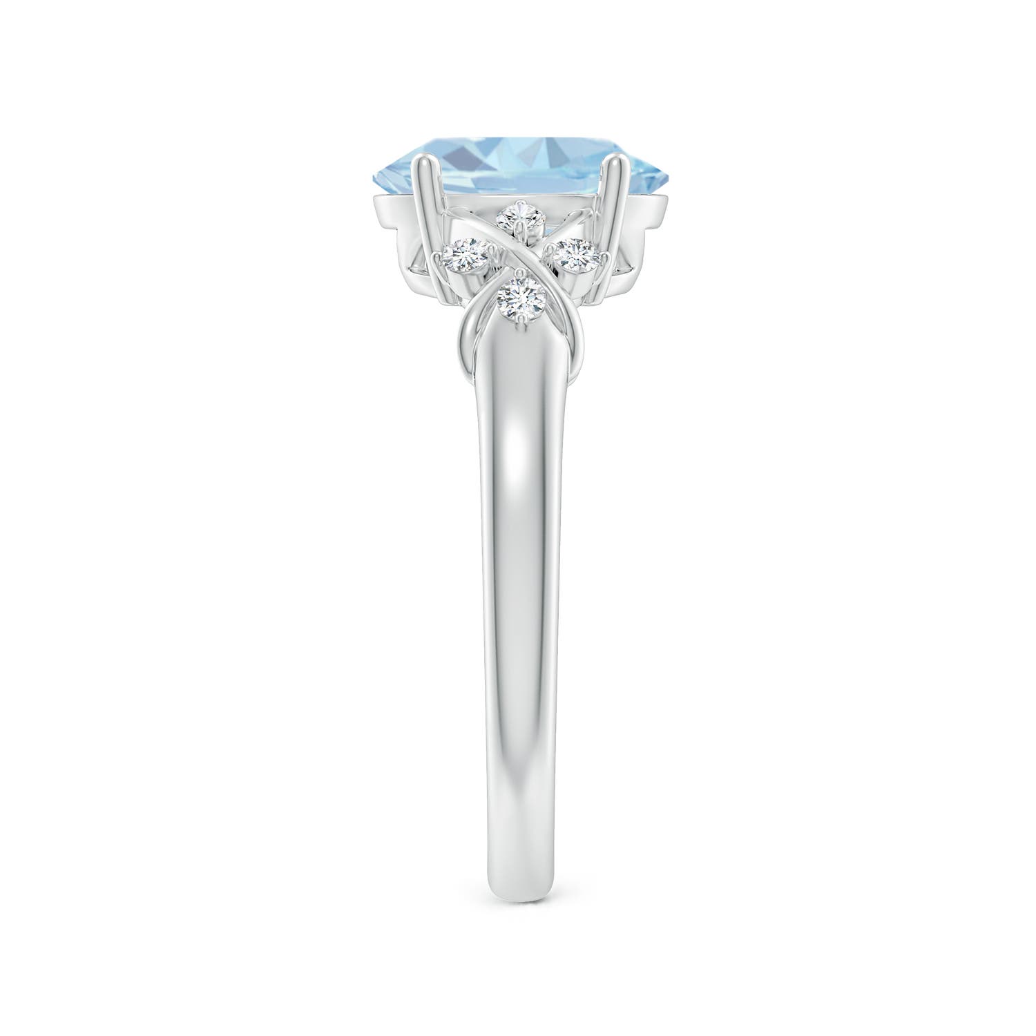 A - Aquamarine / 1.61 CT / 14 KT White Gold