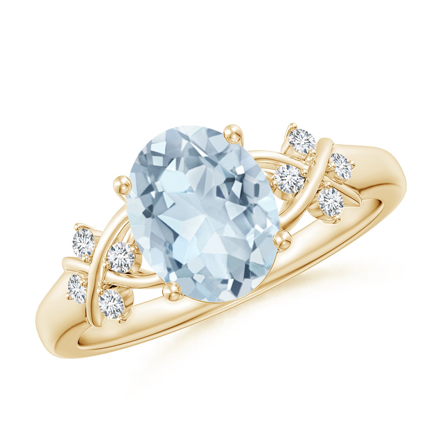 A - Aquamarine / 1.61 CT / 14 KT Yellow Gold