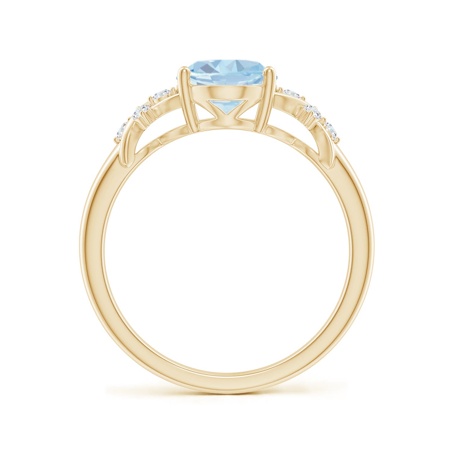 A - Aquamarine / 1.61 CT / 14 KT Yellow Gold