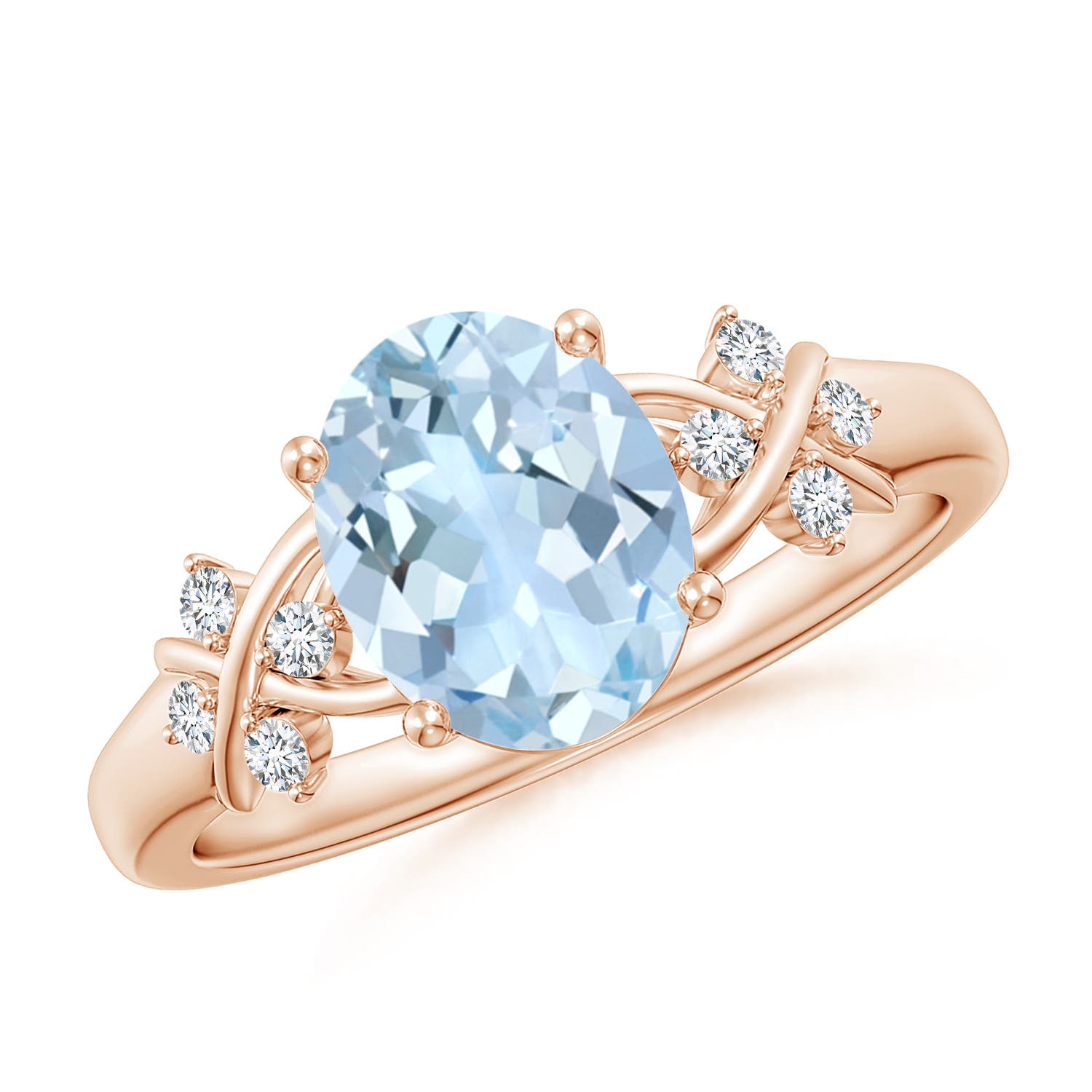 AA - Aquamarine / 1.61 CT / 14 KT Rose Gold