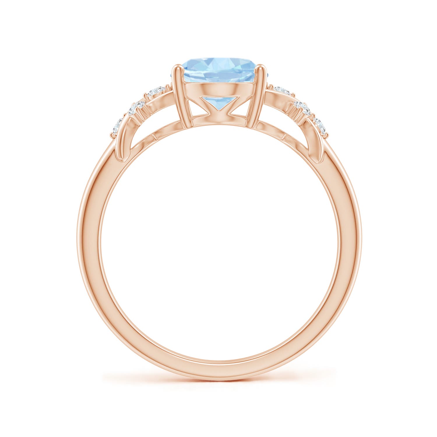 AA - Aquamarine / 1.61 CT / 14 KT Rose Gold