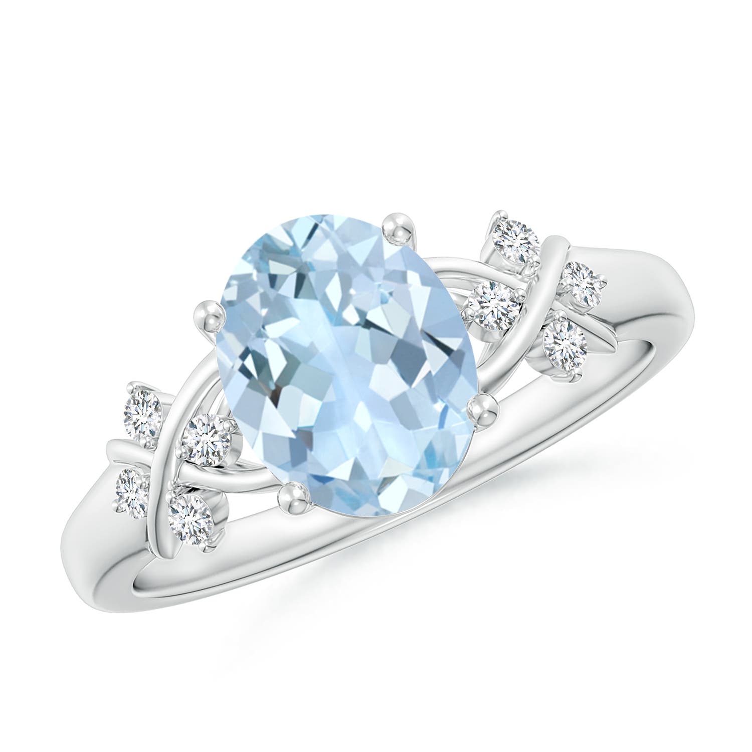 AA - Aquamarine / 1.61 CT / 14 KT White Gold