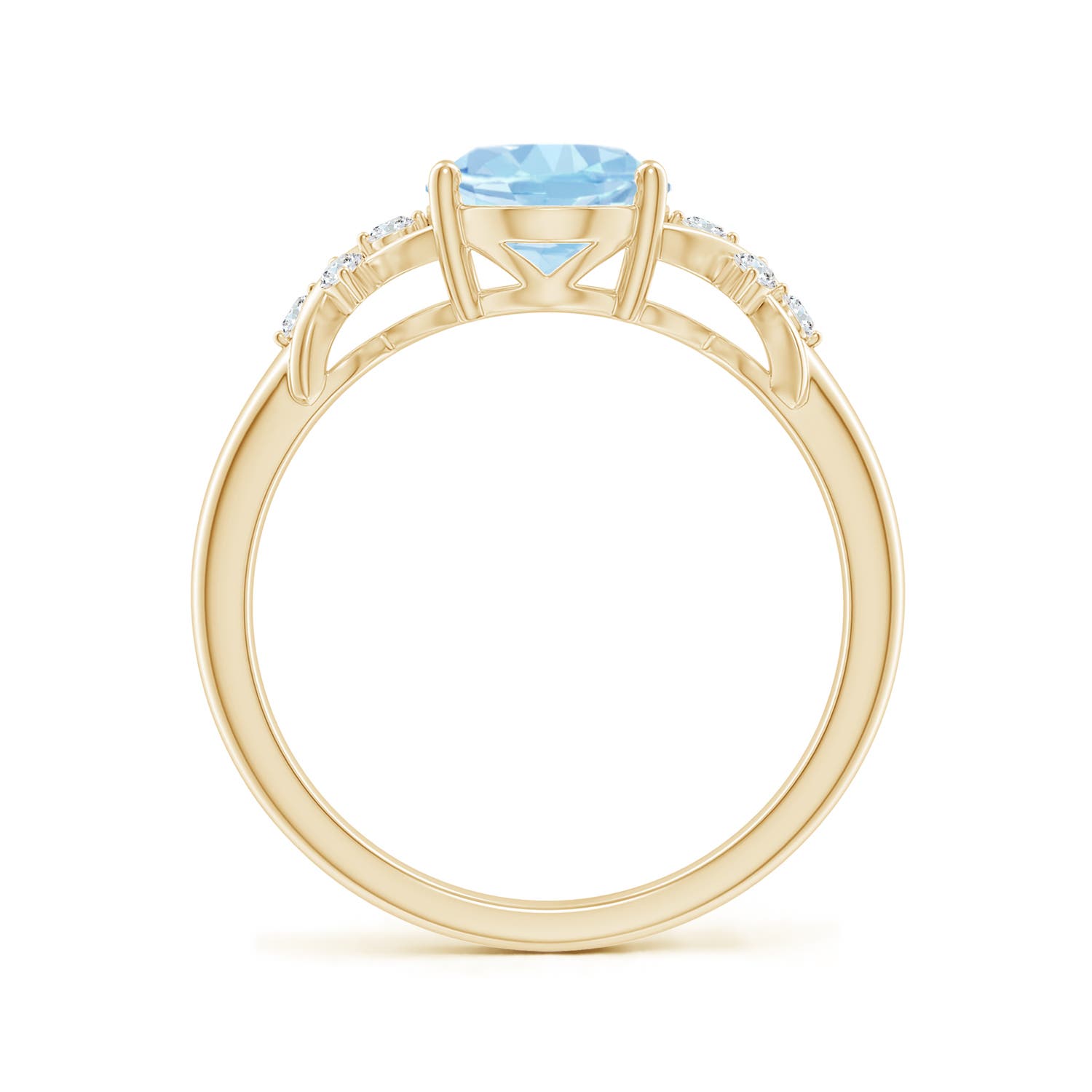 AAA - Aquamarine / 1.61 CT / 14 KT Yellow Gold