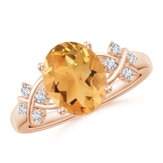 Oval A Citrine