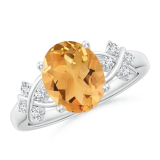 Oval A Citrine