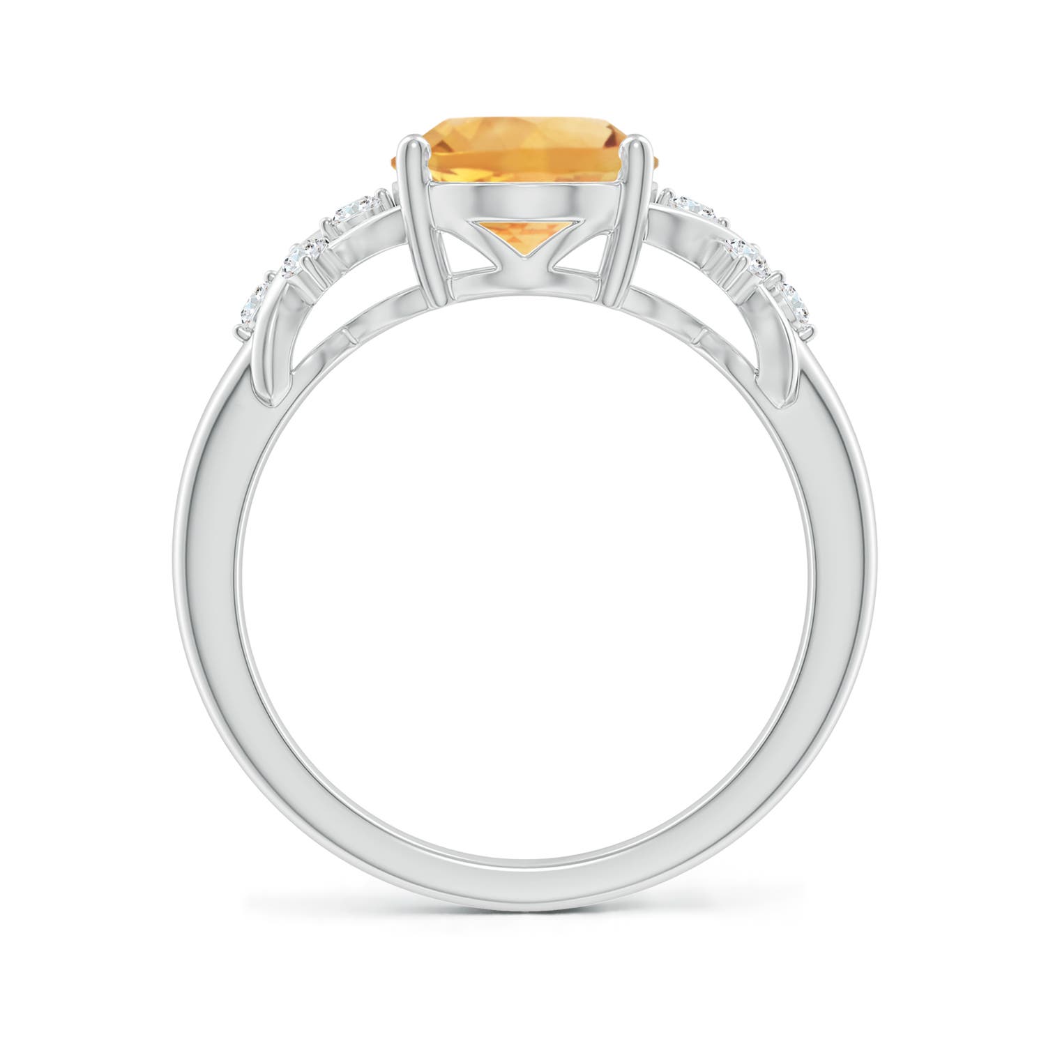 A - Citrine / 2.67 CT / 14 KT White Gold