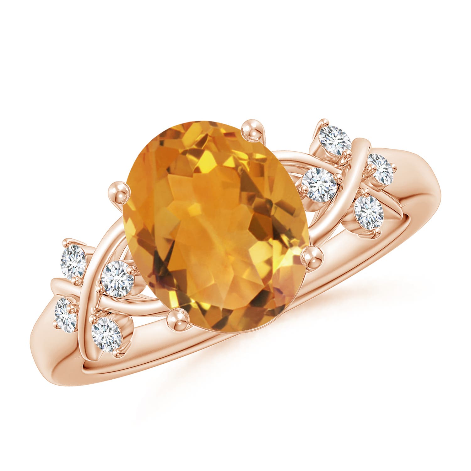 AA - Citrine / 2.67 CT / 14 KT Rose Gold