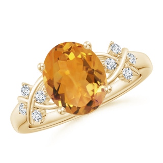 Oval AA Citrine