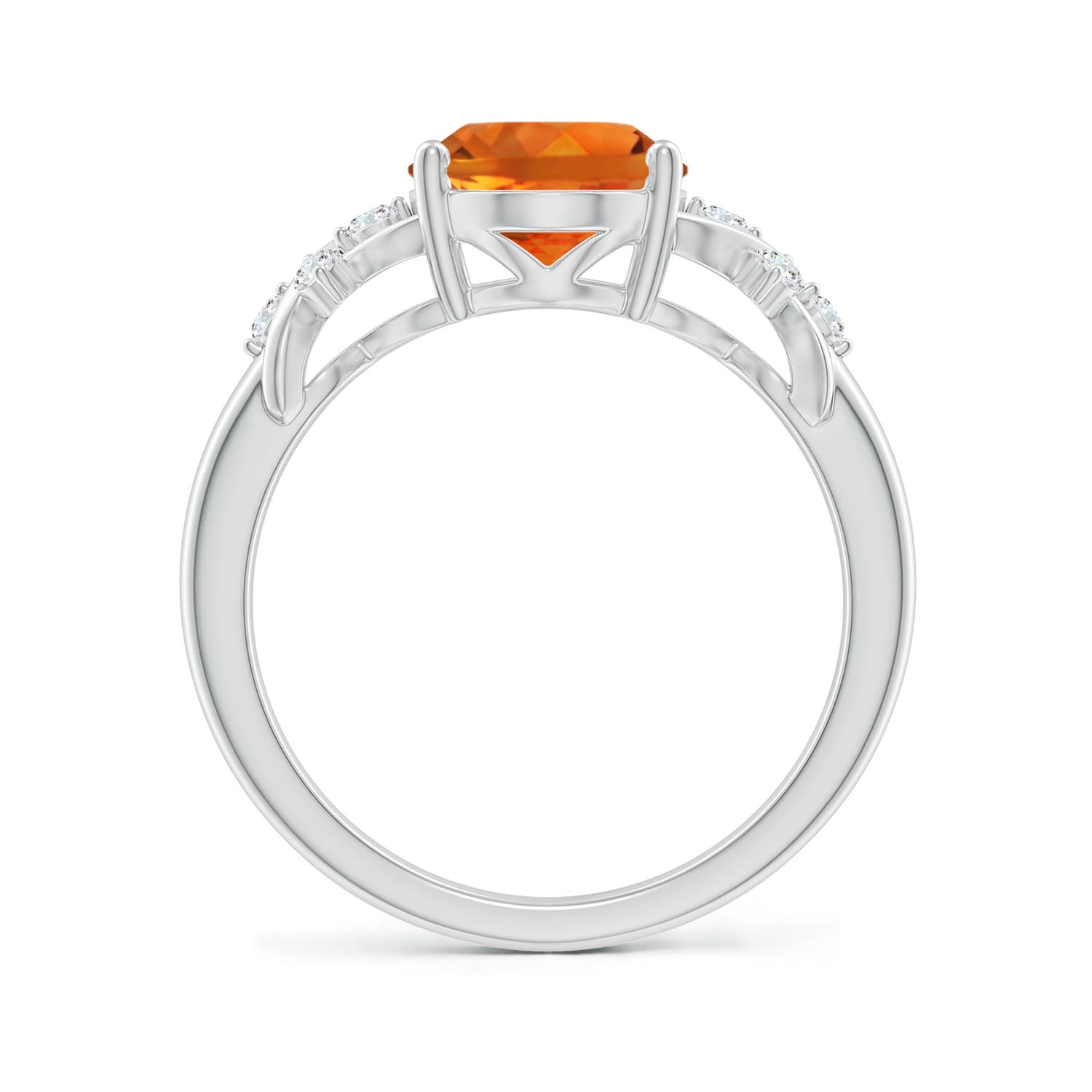 AAAA - Citrine / 2.67 CT / 14 KT White Gold