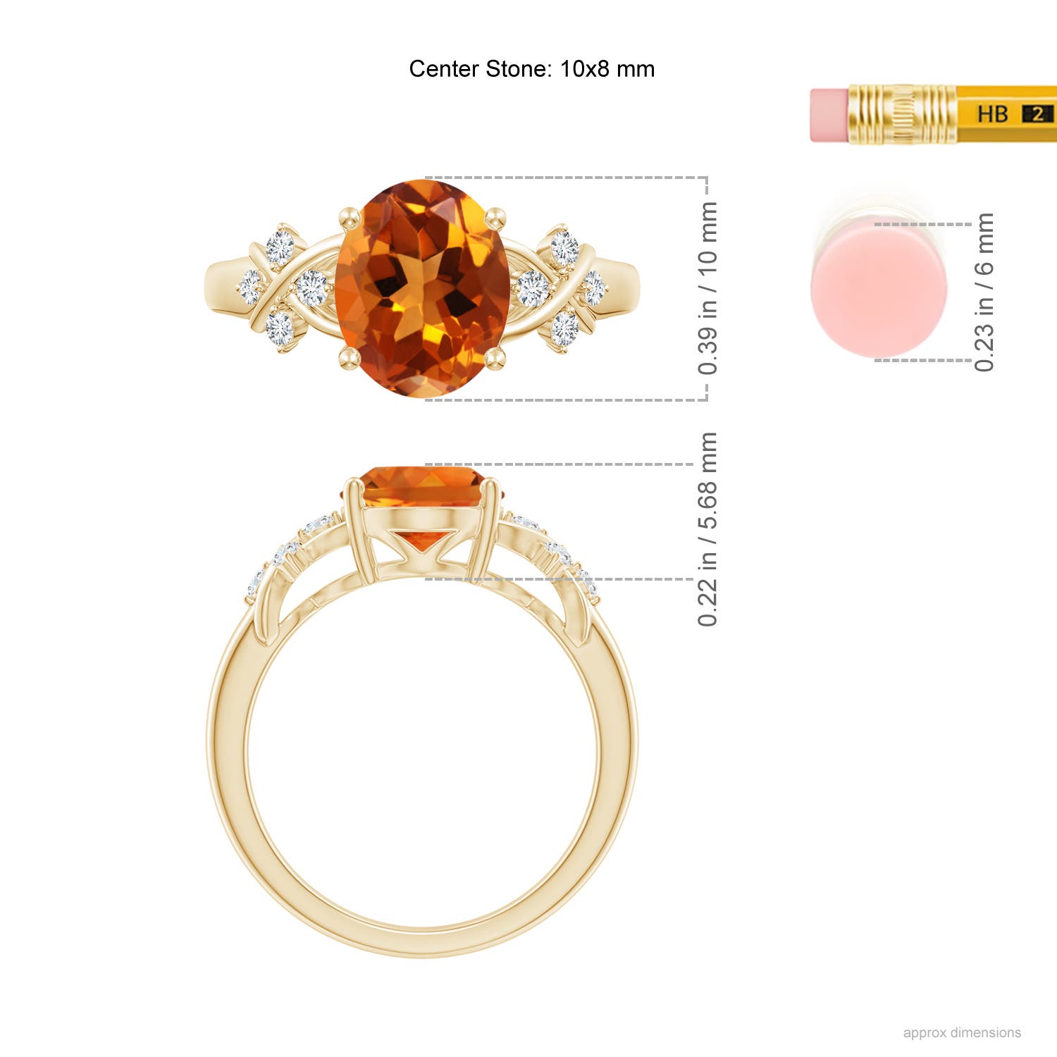 AAAA - Citrine / 2.67 CT / 14 KT Yellow Gold