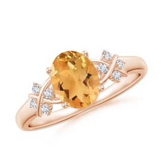 Oval A Citrine