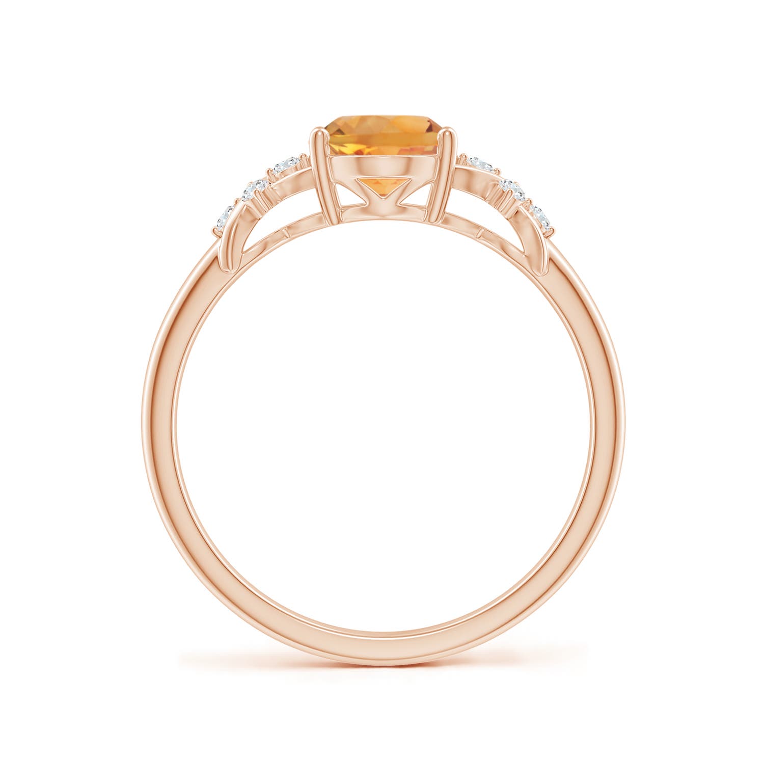 AA - Citrine / 1.18 CT / 14 KT Rose Gold