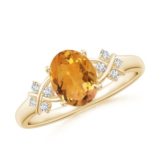 Oval AA Citrine