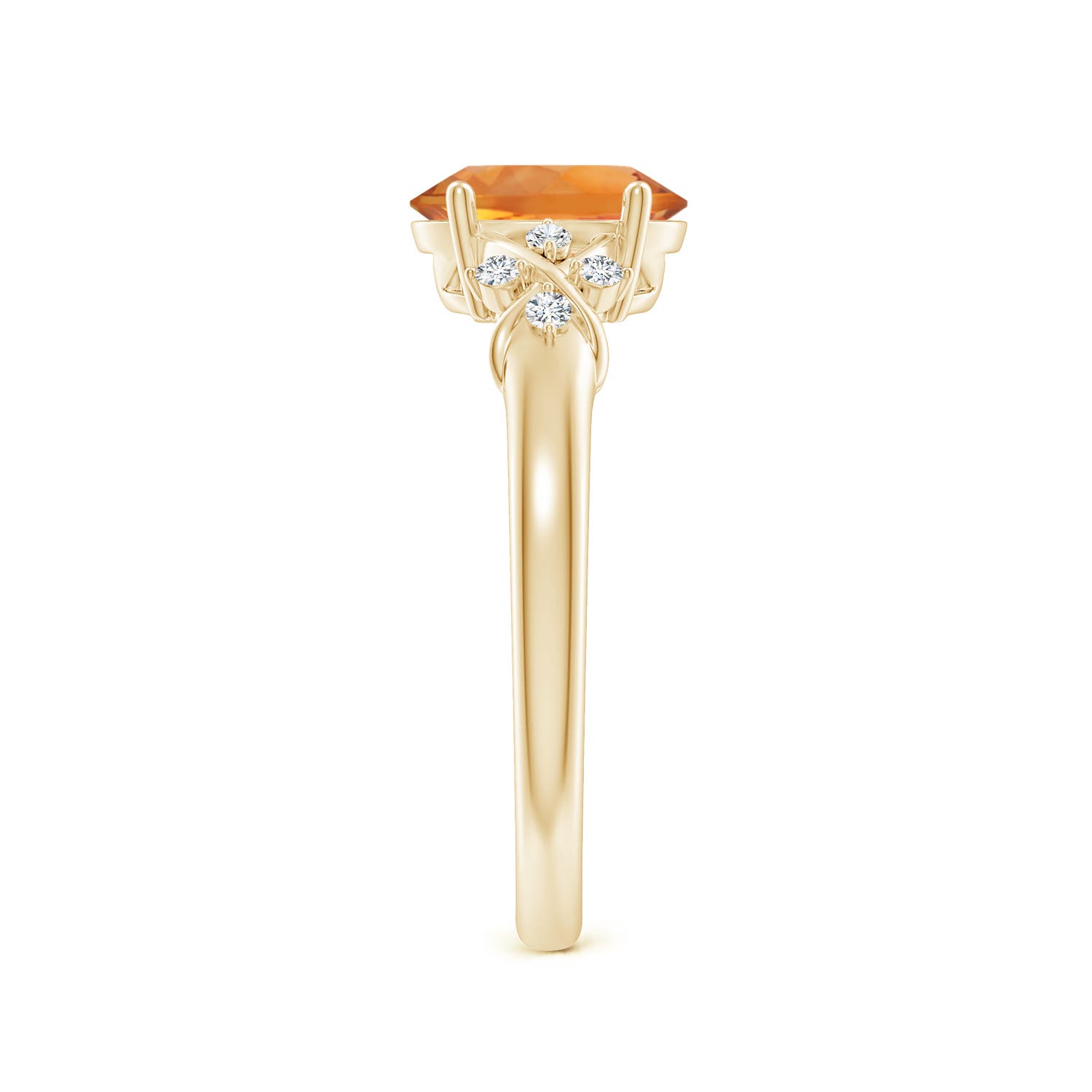 AAA - Citrine / 1.18 CT / 14 KT Yellow Gold