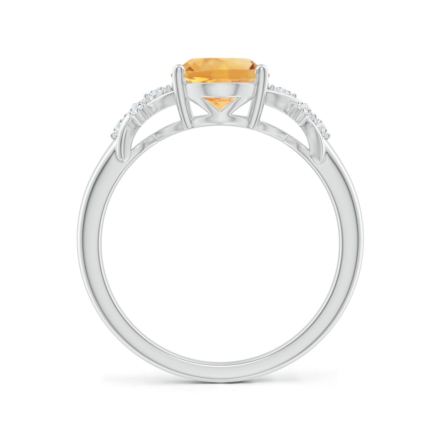 A - Citrine / 1.76 CT / 14 KT White Gold