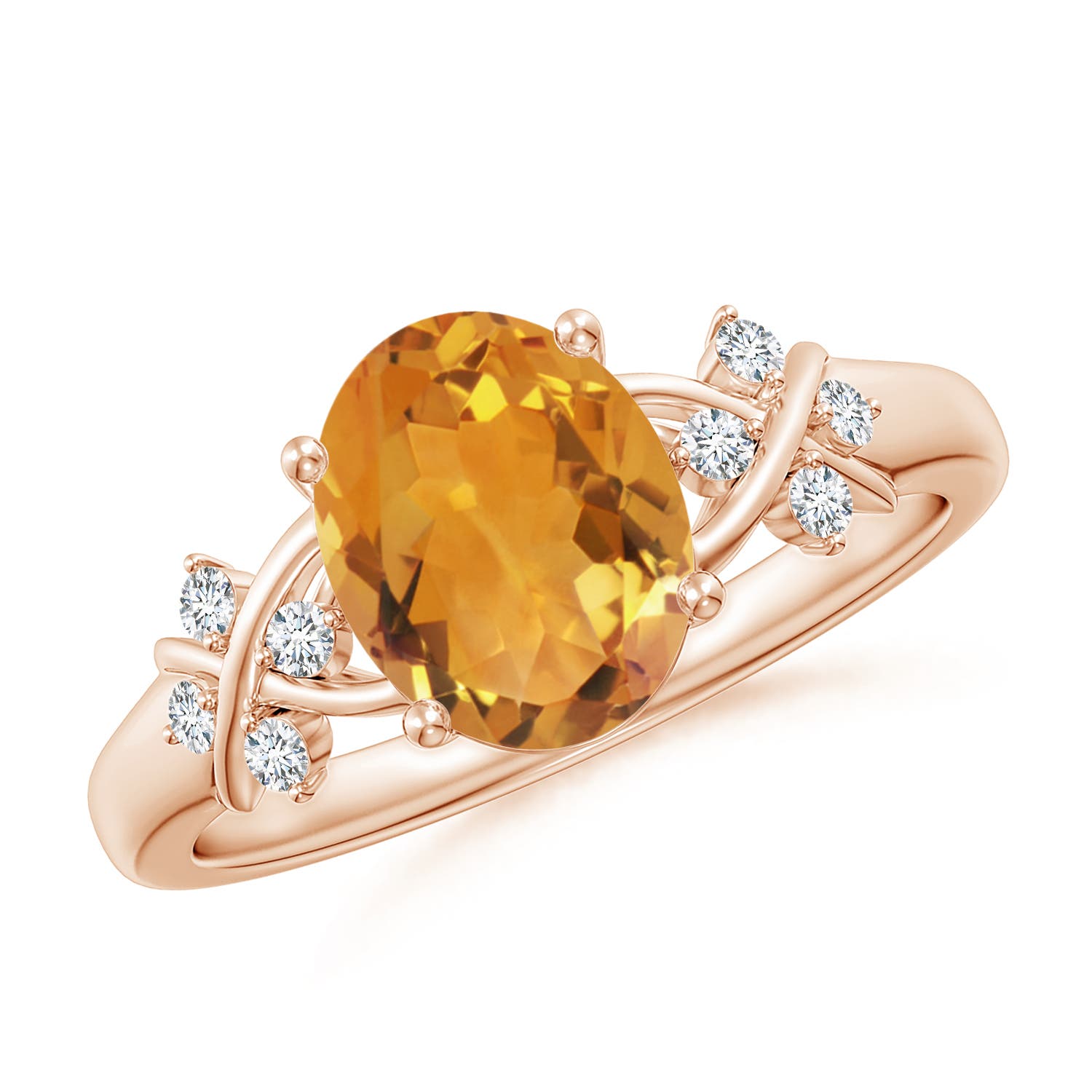 AA - Citrine / 1.76 CT / 14 KT Rose Gold