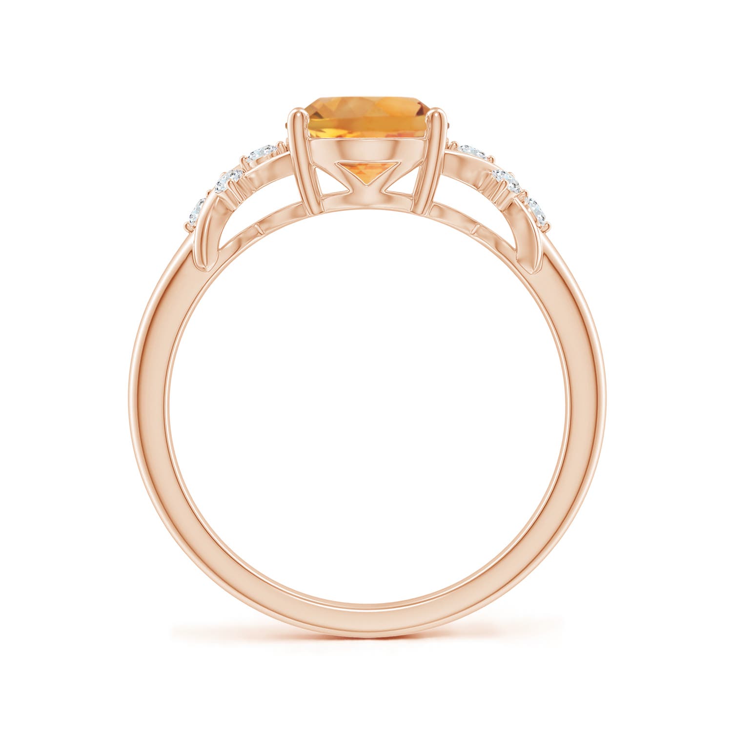 AA - Citrine / 1.76 CT / 14 KT Rose Gold