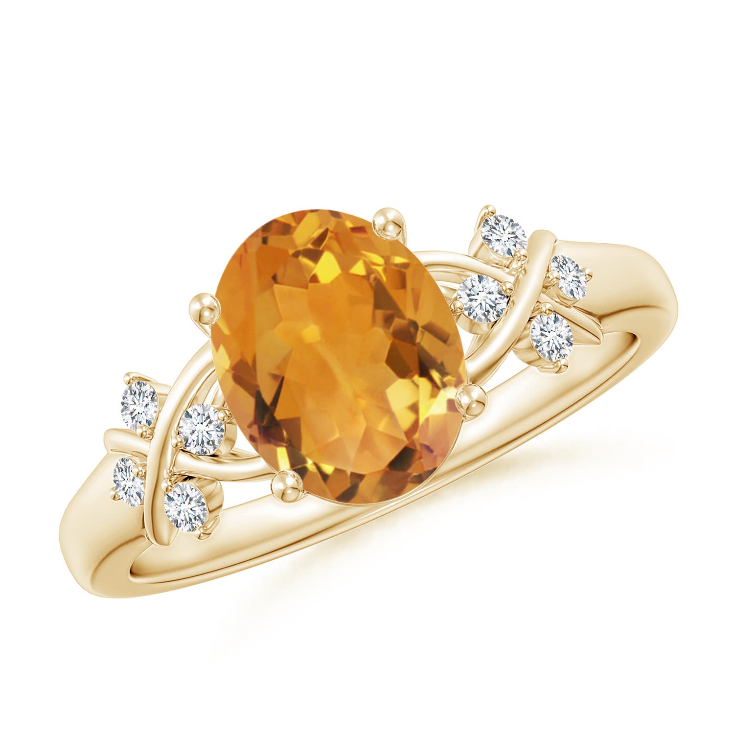 AA - Citrine / 1.76 CT / 14 KT Yellow Gold