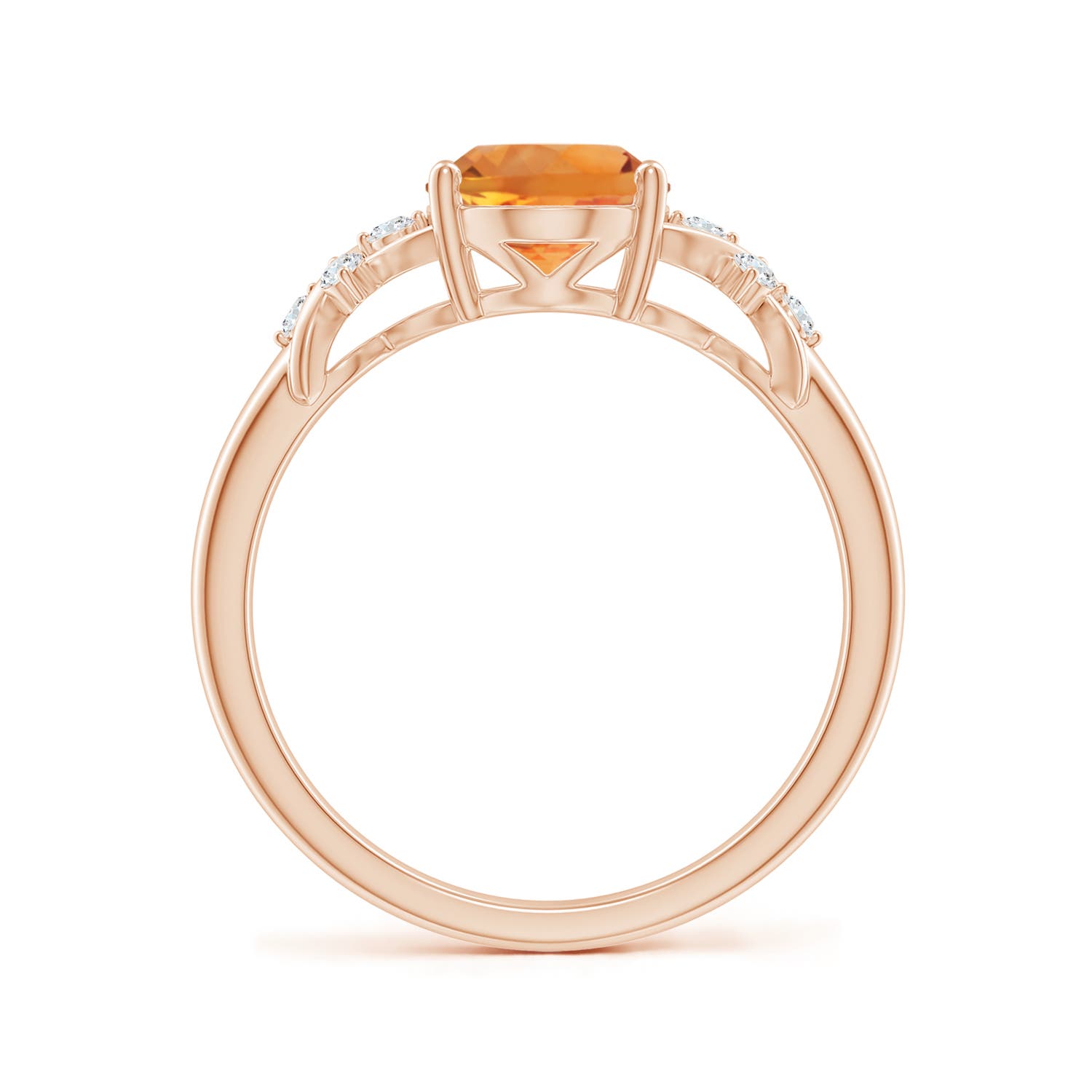 AAA - Citrine / 1.76 CT / 14 KT Rose Gold