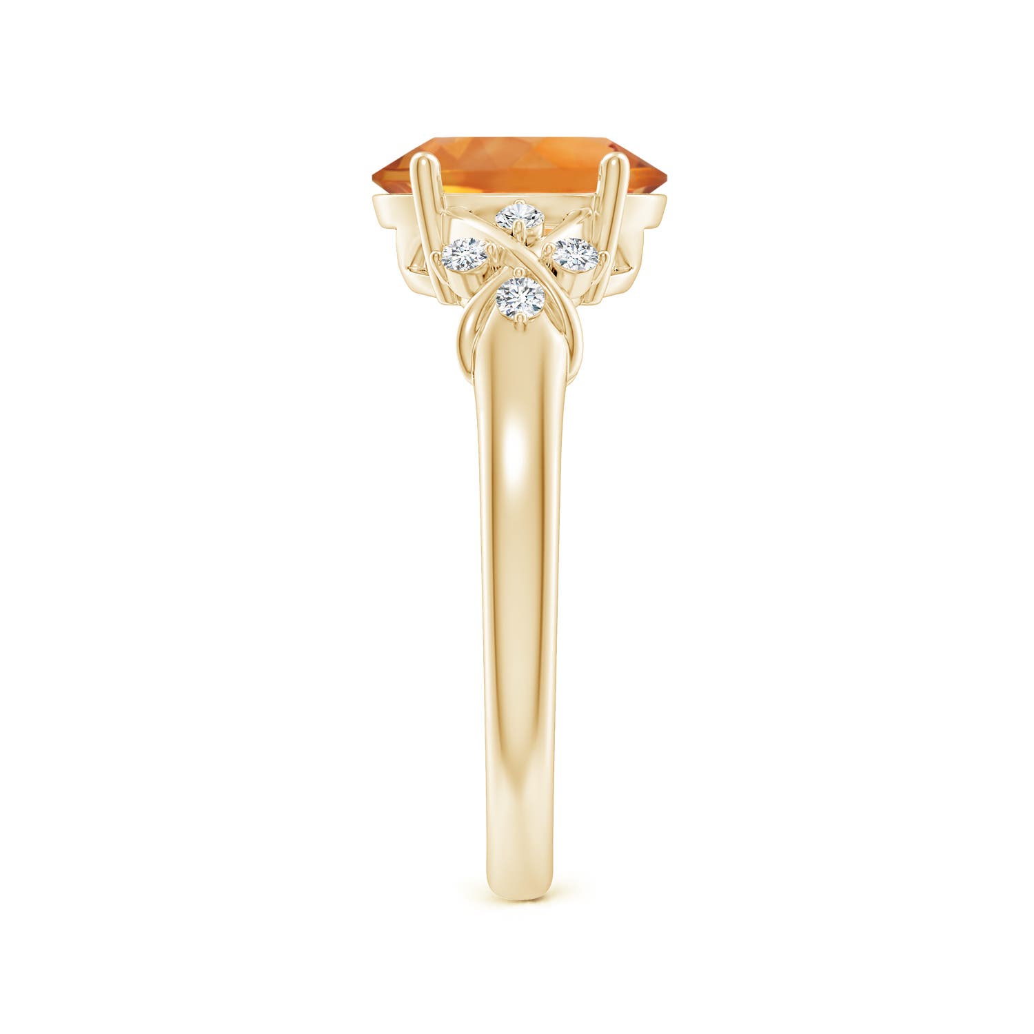 AAA - Citrine / 1.76 CT / 14 KT Yellow Gold