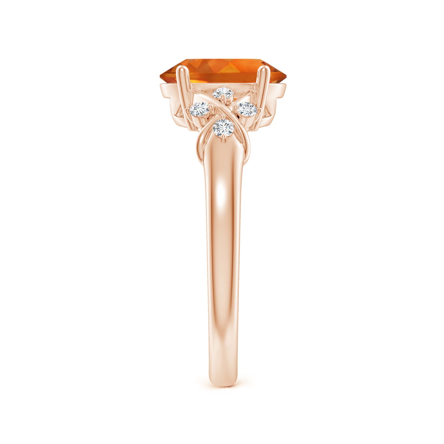 AAAA - Citrine / 1.76 CT / 14 KT Rose Gold