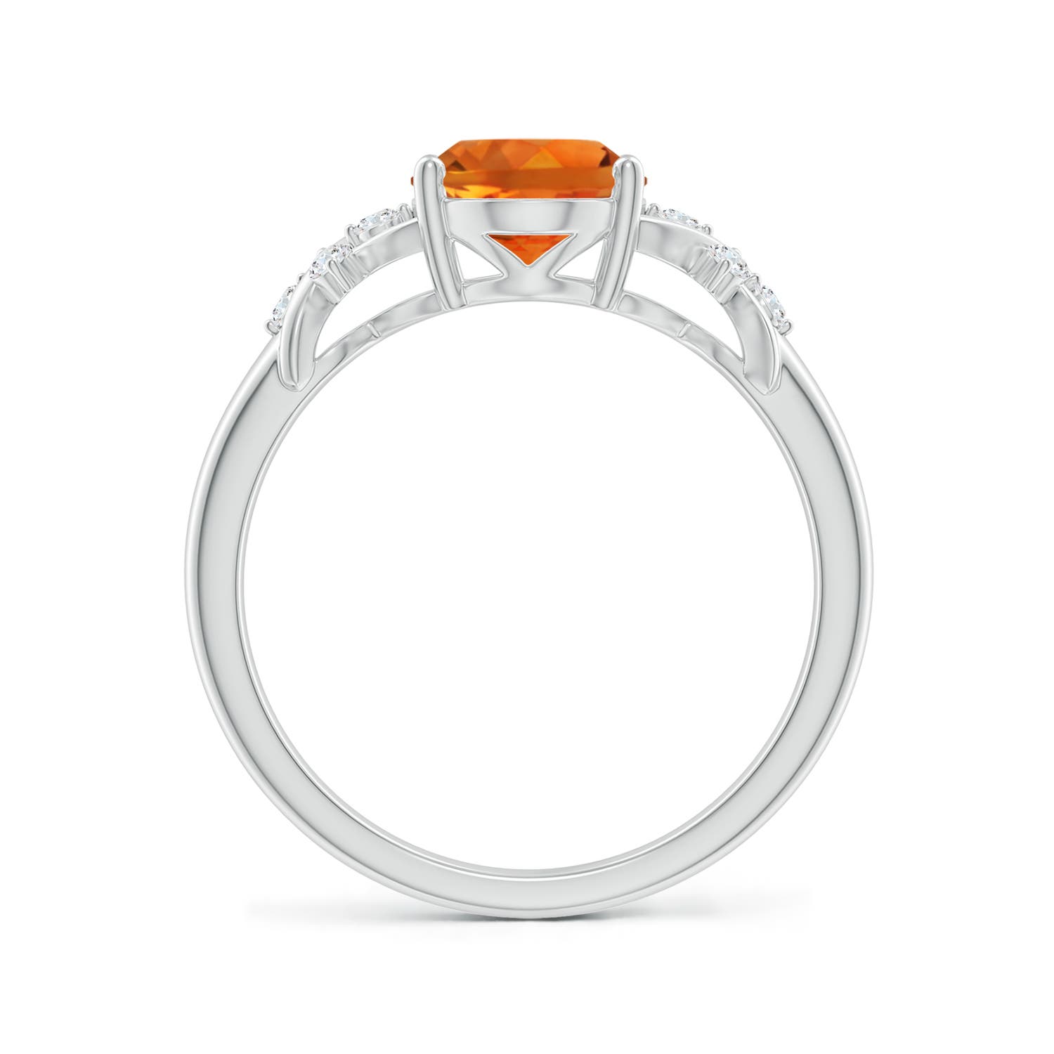 AAAA - Citrine / 1.76 CT / 14 KT White Gold