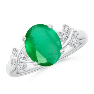 Oval A Emerald