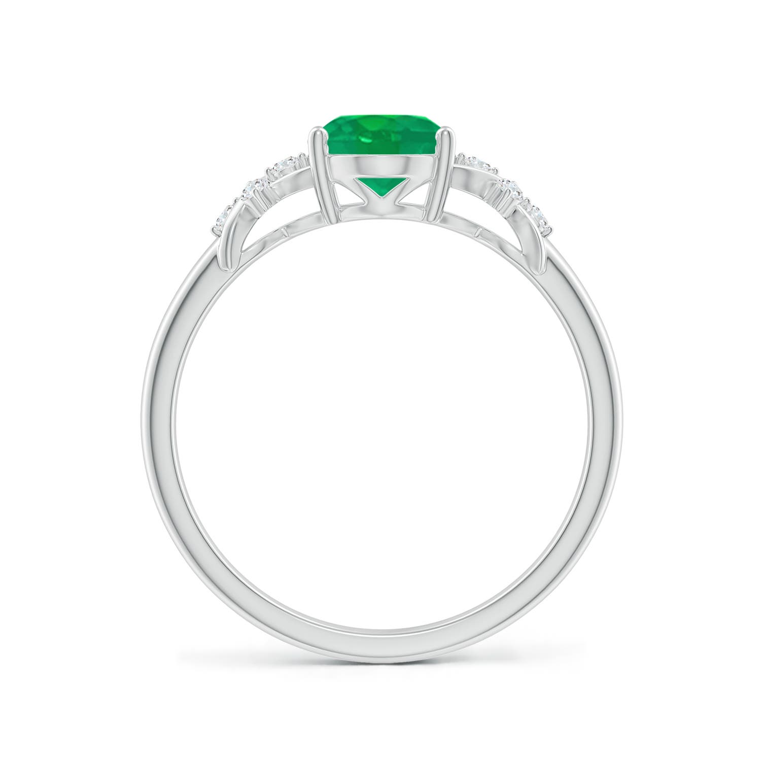 AA - Emerald / 1.18 CT / 14 KT White Gold