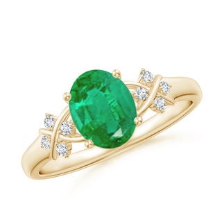 Oval AA Emerald