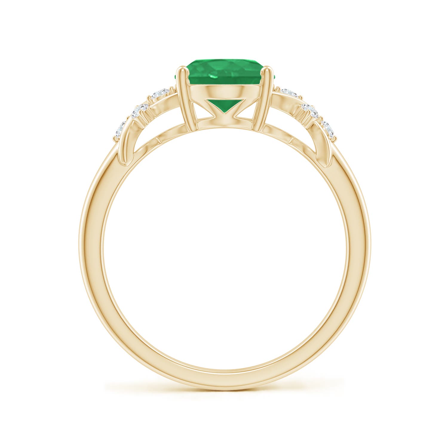 A - Emerald / 1.61 CT / 14 KT Yellow Gold