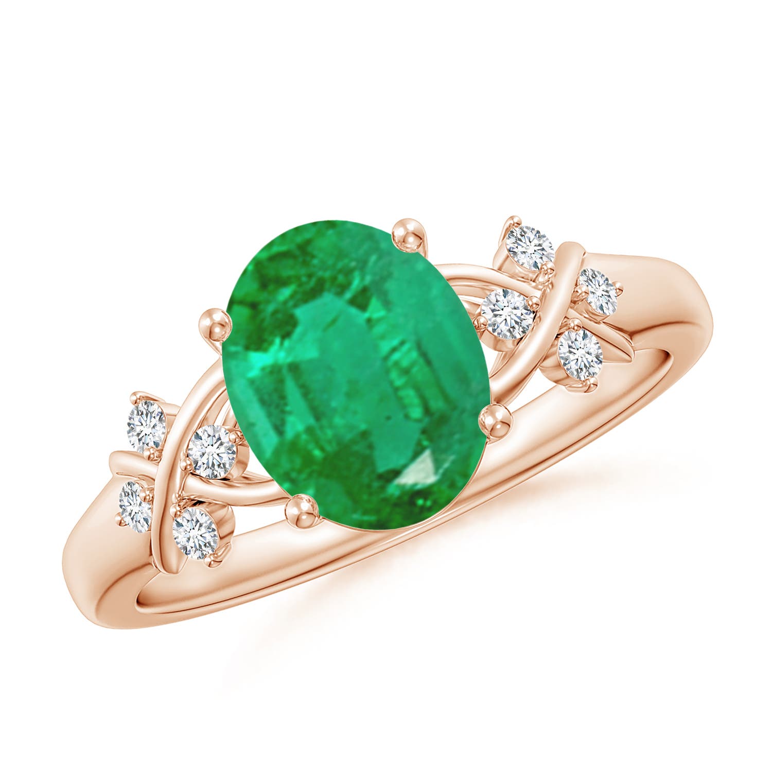 AA - Emerald / 1.61 CT / 14 KT Rose Gold