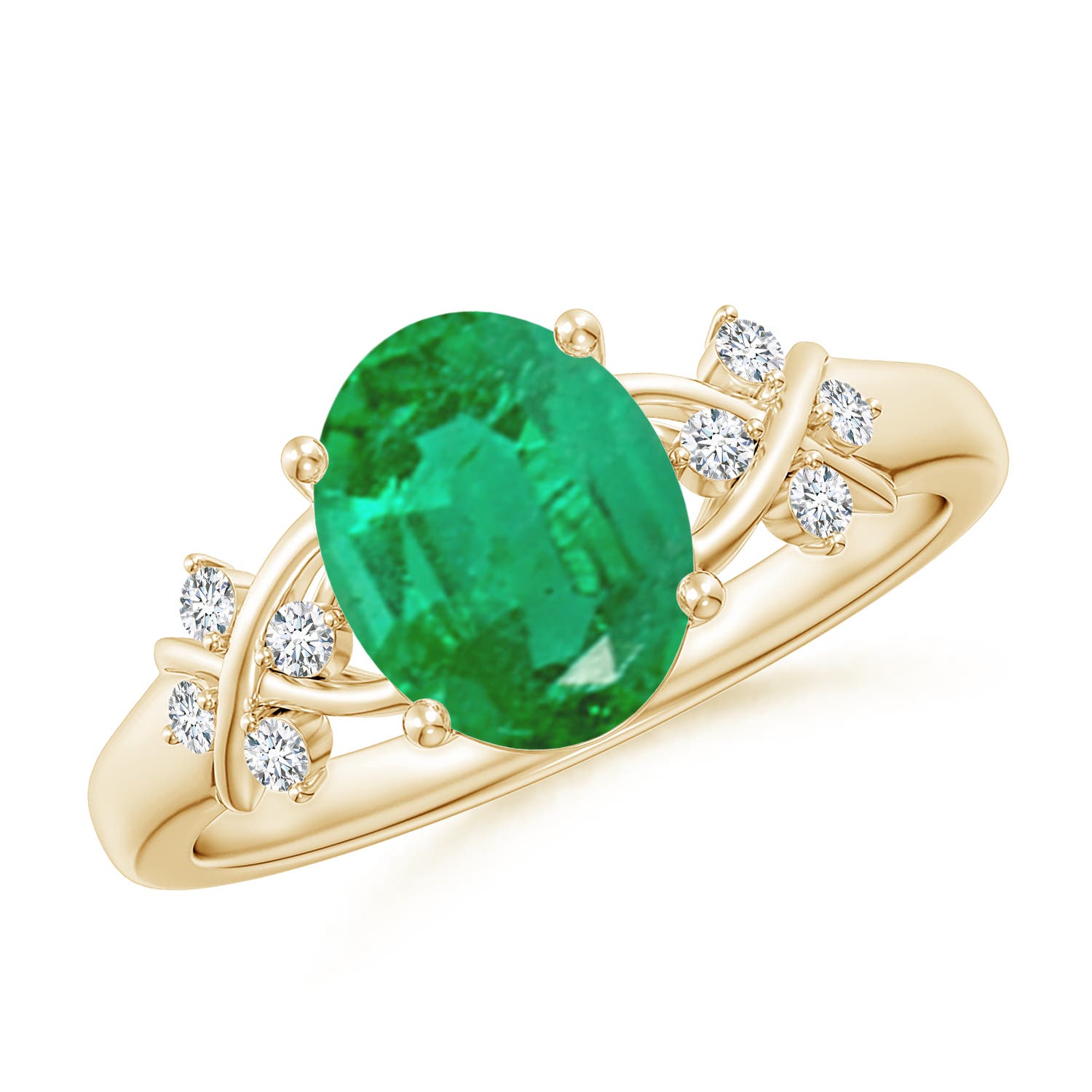 AA - Emerald / 1.61 CT / 14 KT Yellow Gold