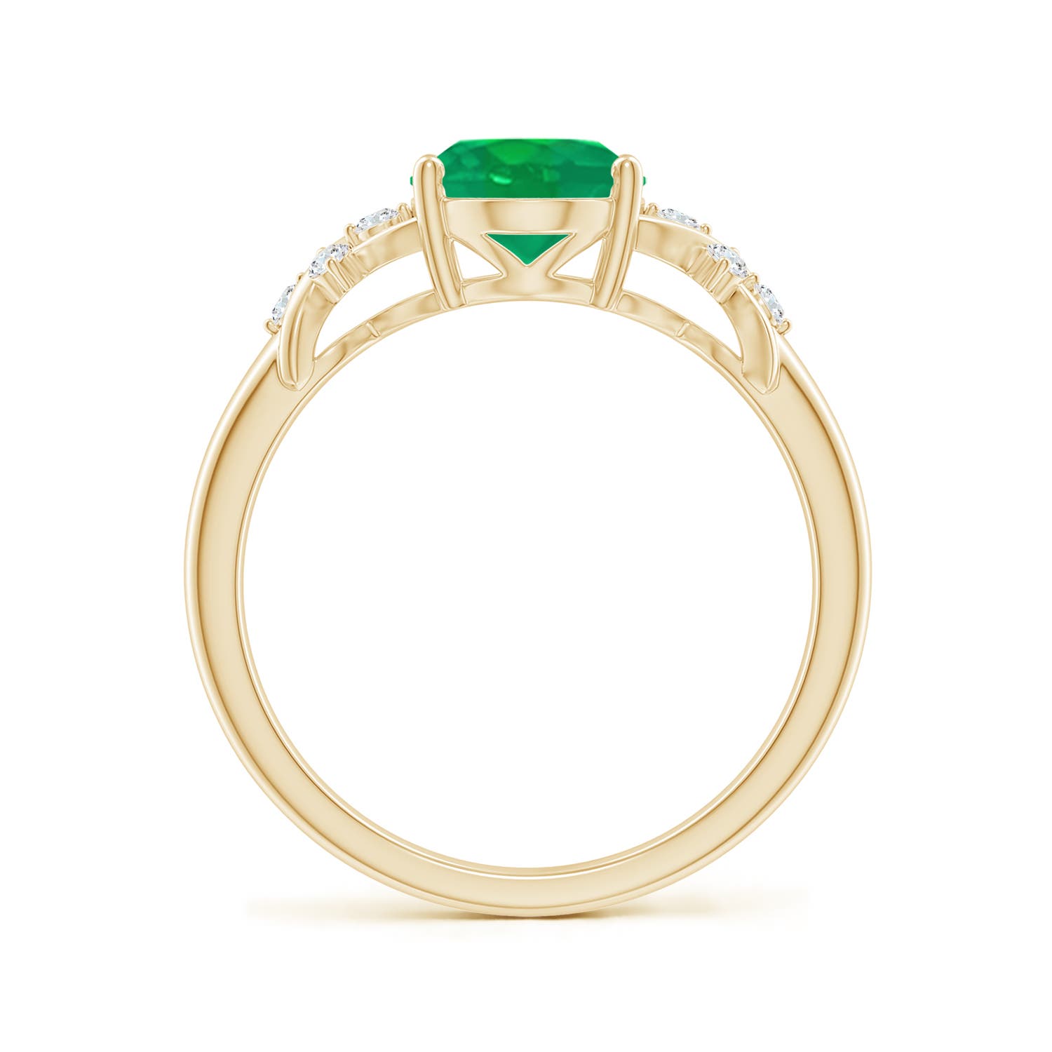 AA - Emerald / 1.61 CT / 14 KT Yellow Gold